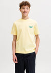 Jack & Jones Boy Norrebro Short Sleeve Tee, Yellow