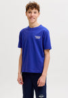 Jack & Jones Boy Norrebro Short Sleeve Tee, Blue