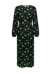 JDY Jackson Floral Midi Dress, Black