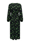 JDY Jackson Floral Midi Dress, Black