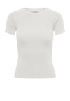 JDY Cirkeline Knit Top, Cloud Dancer