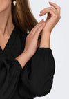 JDY Appa V-Neck Blouse, Black