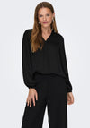 JDY Appa V-Neck Blouse, Black