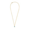 Dyrberg/Kern Jemma Necklace, Gold & Aqua Blue