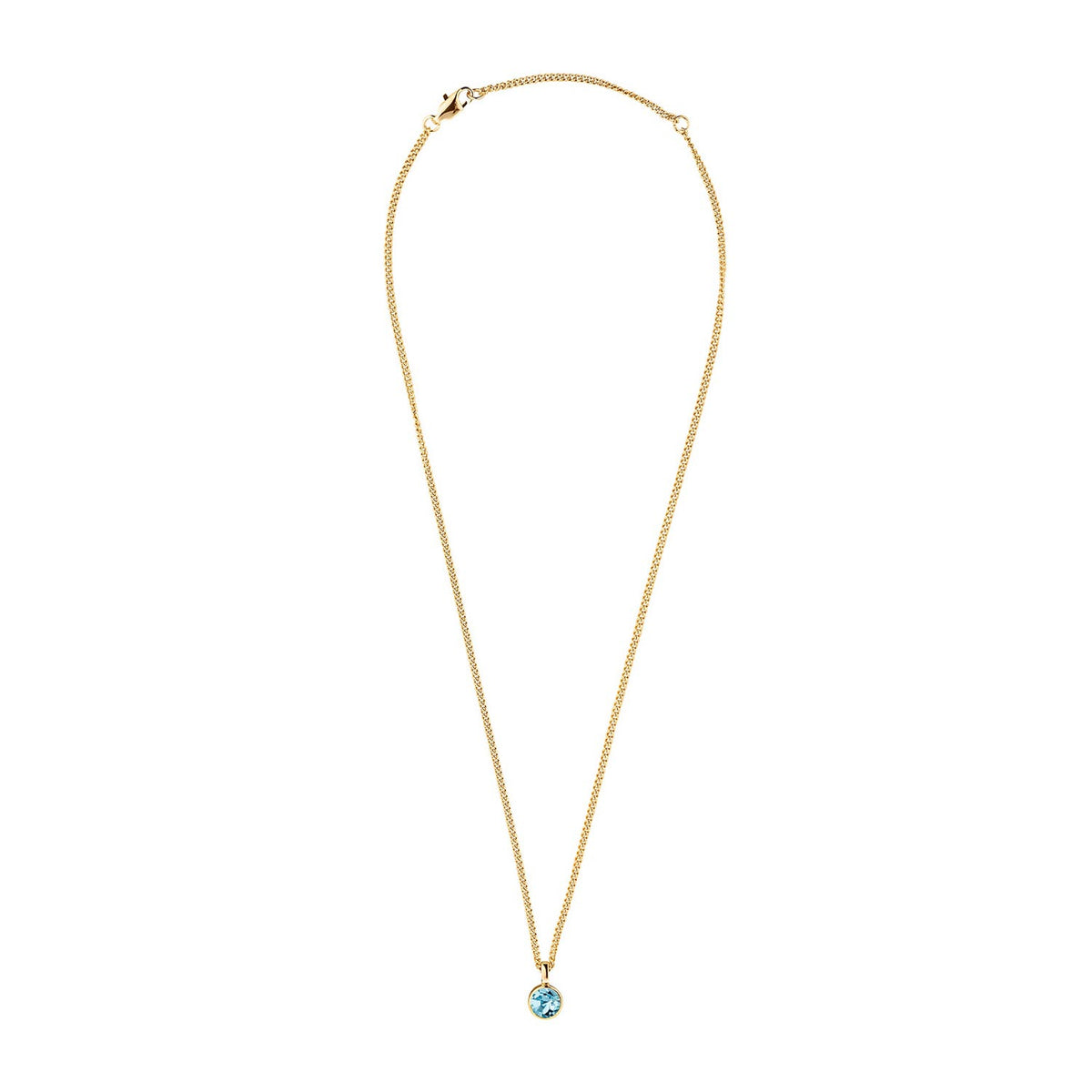Dyrberg/Kern Jemma Necklace, Gold & Aqua Blue