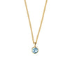 Dyrberg/Kern Jemma Necklace, Gold & Aqua Blue