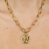 Dyrberg/Kern Jenni Coin Link Chain Necklace, Gold