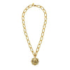 Dyrberg/Kern Jenni Coin Link Chain Necklace, Gold