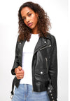 JJXX Calvin Biker Leather Jacket, Black