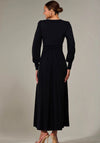 Jolie Moi Long Sleeve Super Soft Jersey Maxi Dress, Black