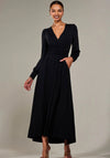 Jolie Moi Long Sleeve Super Soft Jersey Maxi Dress, Black
