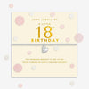 Joma Jewellery 18th Birthday Bracelet, Silver