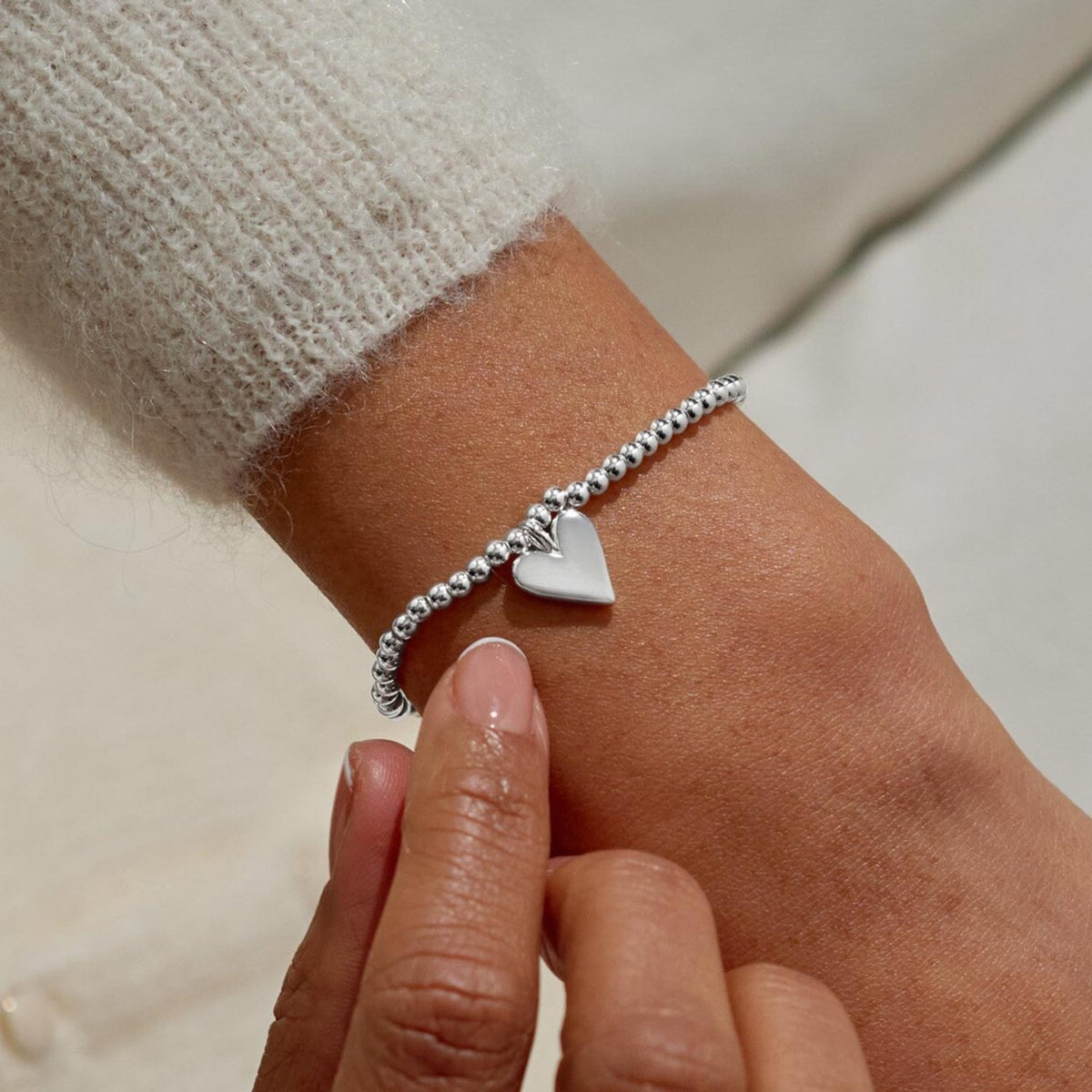 Joma Jewellery Adults Stocking Merry Christmas Bracelet Gift Set, Silver