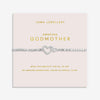 Joma Jewellery Amazing Godmother Bracelet, Silver