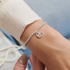 Joma Jewellery Happy Birthday Auntie Bracelet, Silver