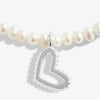 Joma Jewellery Beautiful Bridesmaid Pearl Bracelet, Silver