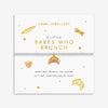 Joma Jewellery Babes Who Brunch Bracelet, Silver