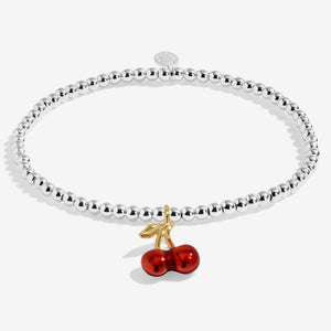 Joma Jewellery Cherry on Top Bracelet, Silver