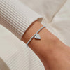 Joma Jewellery Christmas Cracker With Love Bracelet, Silver