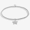 Joma Jewellery Christmas Wishes Bracelet, Silver