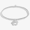 Joma Jewellery Life is Better with Dogs Bracelet, Silver