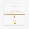 Joma Jewellery Feathers Appear when Loved Ones are Near Bracelet, Gold