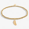 Joma Jewellery Feathers Appear when Loved Ones are Near Bracelet, Gold