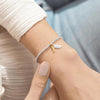 Joma Jewellery Feathers Appear when Loved Ones are Near Bracelet, Silver