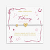 Joma Jewellery February Bracelet, Silver & Gold