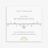 Joma Jewellery Kids Gymnastics Bracelet, Silver