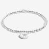 Joma Jewellery Kids’ Happy Birthday Bracelet, Silver