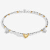 Joma Jewellery Happy Birthday Bracelet, Silver & Gold