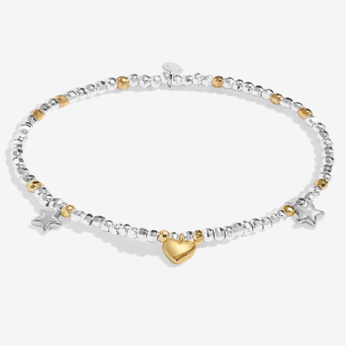 Joma Jewellery Happy Birthday Bracelet, Silver & Gold