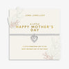 Joma Jewellery Happy Mother’s Day Bracelet, Silver