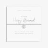 Joma Jewellery Happy Retirement Bracelet, Silver