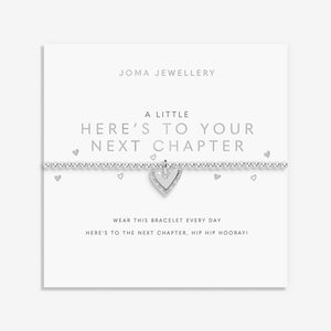Joma Jewellery Here’s to Your Next Chapter Bracelet, Silver