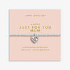 Joma Jewellery Just For You Mum Bracelet, Silver