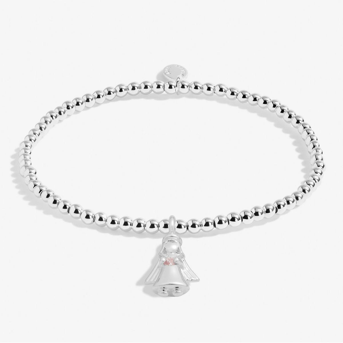 Joma Jewellery Kid’s Angels Watching Over You Bracelet, Silver