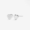 Joma Jewellery Kids Lovely Granddaughter Heart Stud Earrings, Silver