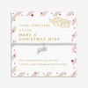 Joma Jewellery Kids’ Make a Christmas Wish Bracelet, Silver
