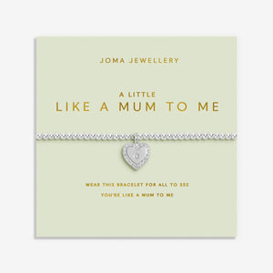 Joma Jewellery Like A Mum To Me Bracelet, Silver