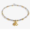 Joma Jewellery Love and Luck Bracelet, Silver & Gold