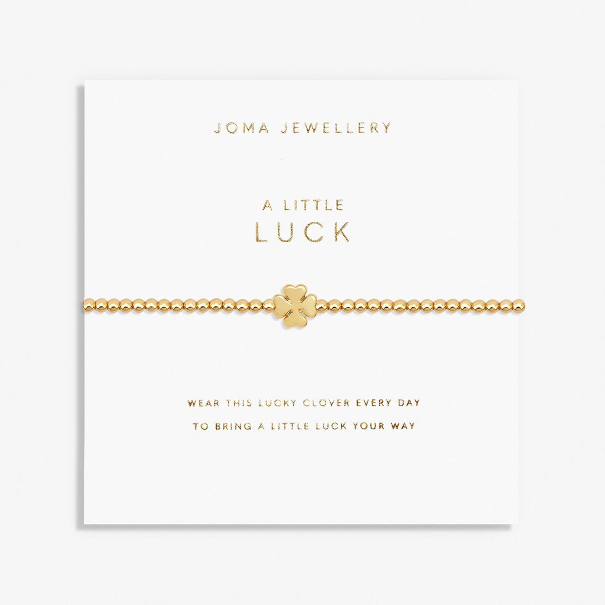 Joma Jewellery Luck Bracelet, Gold