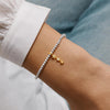 Joma Jewellery Magical Birthday Wish Bracelet, Silver
