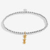 Joma Jewellery Magical Birthday Wish Bracelet, Silver