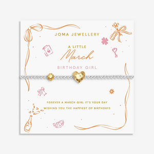 Joma Jewellery March Bracelet, Silver & Gold