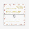 Joma Jewellery Kids’ Merry Christmas Granddaughter Bracelet, Silver