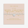 Joma Jewellery Merry Christmas Amazing Auntie Bracelet, Silver