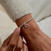 Joma Jewellery Merry Christmas Super Sister Bracelet, Silver