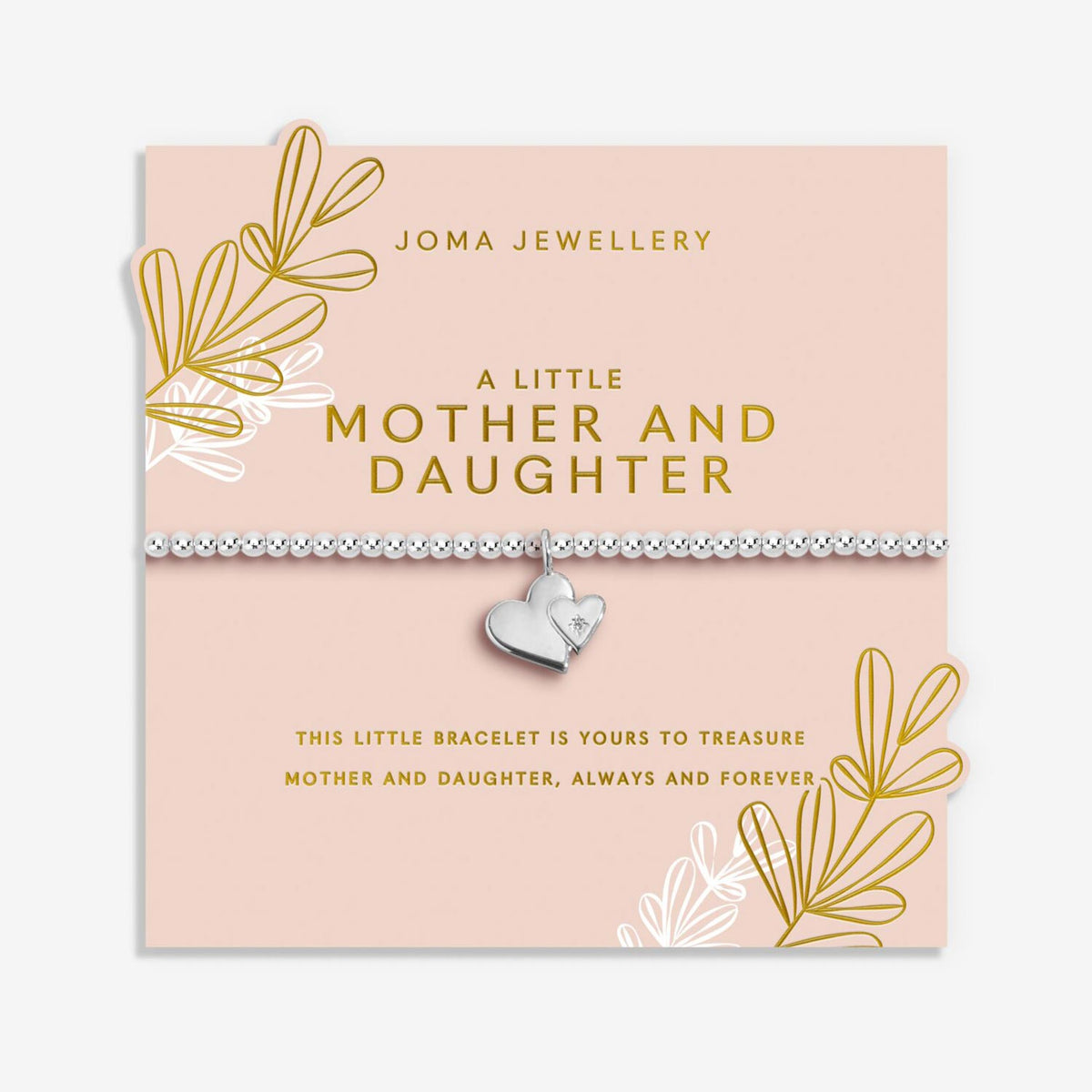 Joma Jewellery Mother & Daughter Bracelet, Silver